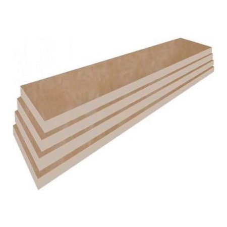 Windmill Slatwall Products Slatwall Birch Shelves, 3/4"Hx8"Dx22-1/4"W, Finished on 2 Sides and 3 Edges 4PKG-H-End-Birch